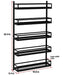 X-cosrack Wall-Mounted Spice Rack Organizer 3