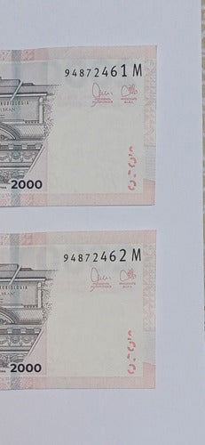 Billetes De Colección Con Numeración Correlativa 2