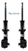 Sachs Kit X2 Front Shock Absorbers for Chery QQ 2010 / 2015 1