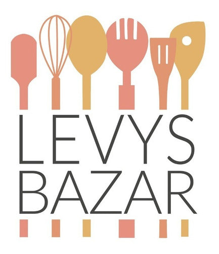 Levys Bazar Set of 6 Oval White Dessert Plates, Tempered Glass, 22cm 2