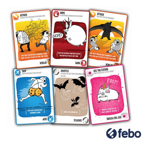 Asmodee - Exploding Kittens Base En Castellano Febo 2