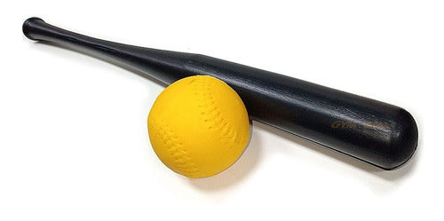 GYM-MAN PVC Softball + PVC Bat Practice Set 0