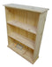 Low 80 cm Solid Pine Bookshelf 0