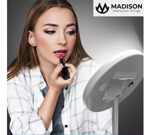 Madison LED Touch Makeup Mirror with Adjustable Base 4