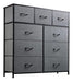 WLIVE 9-Drawer Fabric Chest, Storage Tower 0