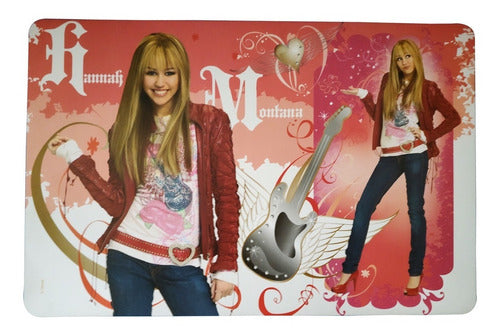 Idelar Hannah Montana Individual Placemats for Girls 2D 3