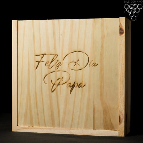 Box Madera Vino Alma Negra Blend Caja Grabado Personalizado 2