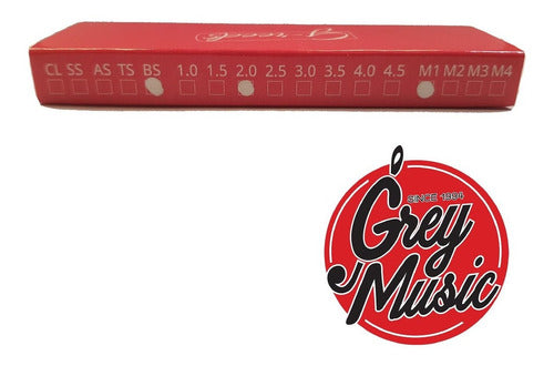 GREEDS Caña Sintetica G Reeds Bs M1 2.0 Para Saxo Baritono N°2 M1 2