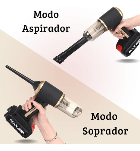 Mini Soprador Ar Aspirador Portátil Usb Recarregável Bivolt 1