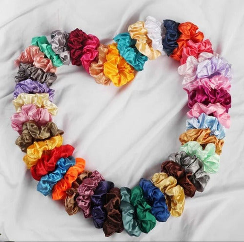 Coquetas Makeup Scrunchies De Satén X 12 1