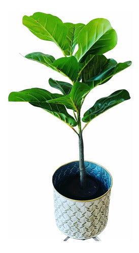 HYF Artificial Ficus Plant High Interior with Pot 74 cm 2