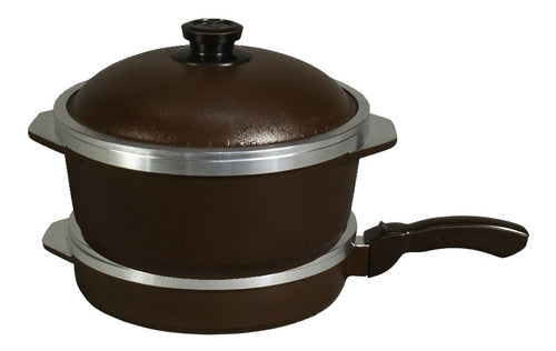 Set Cookware Pot + Pan 25 Cm Doña Tina No Teflon Offer 9