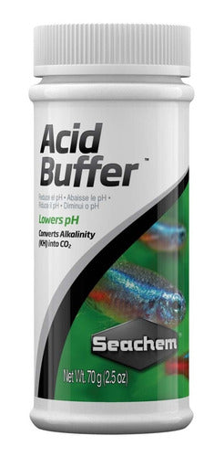 Seachem Acid Buffer 70g - Regula Ph Acido- Trata 2800 Litros 0