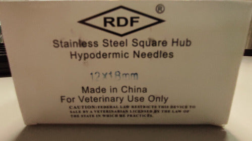 RDF Hypodermic Needles 12mm x 1.8mm x 12 Needles 1