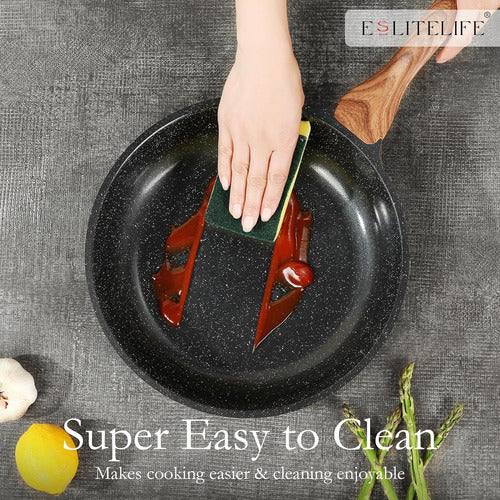 ESLITE LIFE Non-Stick Ceramic Frying Pan 20cm for All Kitchens 5