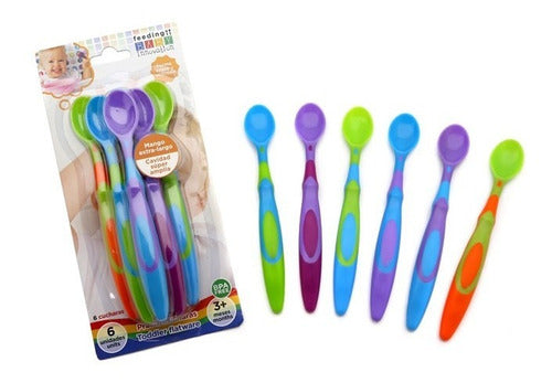 Baby Innovation Practi-Cucharas De Colores X6 Unidades 0