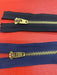 Generic Zipper Bronze 14-16 or 18 cm x Dozen Blue or Black Ideal for Jeans 1