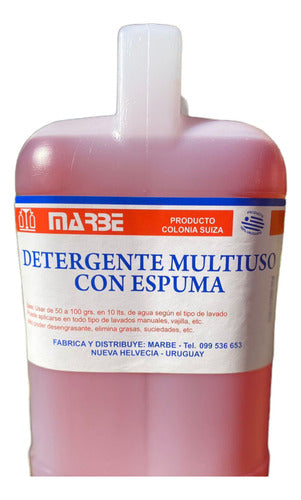 Detergente Multiuso Con Espuma - Jabón Liquido - 10 Litros 0