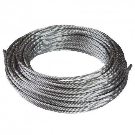 Cable De Acero Galvanizado 1/2 Pulgada 6x19 Por Metro 0