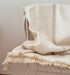 Rustic Fringed Bed Throw 100% Cotton 200 x 150 52