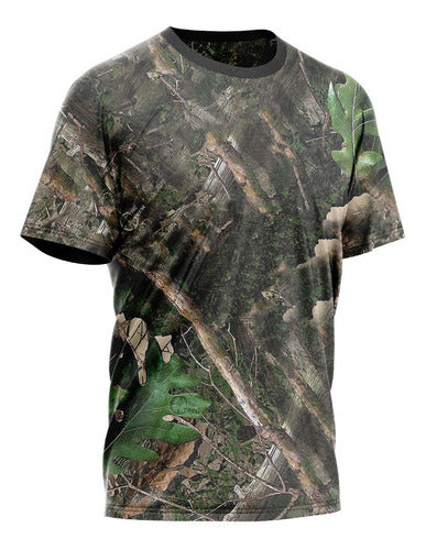 3D Short-Sleeve Camouflage T-Shirts with UV Filter Tactech 6