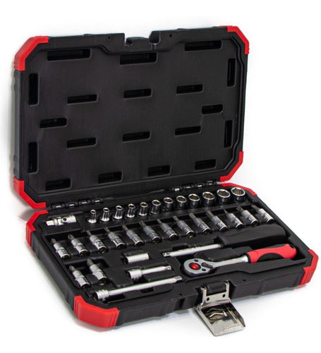 Gedore RED Hexagonal Socket Set 1/4" 33 Pieces 2