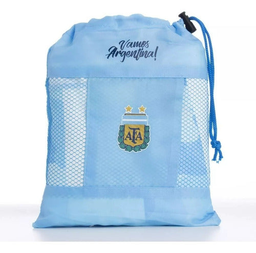 Poncho Toalla Secado Rápido Más Mochila Infantil Niño Fútbol 3