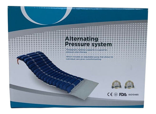 Anti-Bedsore Air Mattress with Tubular Cells Up to 145 Kg Weight Capacity with Motor 3