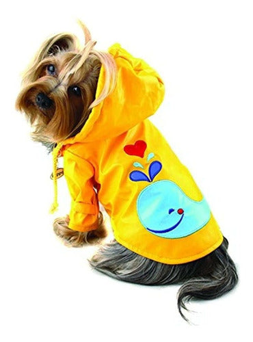 Perroperrito Salpicaduras De Ballena Chamarra Impermeable Pa 0