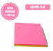 Aries Fluorescent Sticky Notes 7.5 X 7.5 Cm X 100 Sheets 1