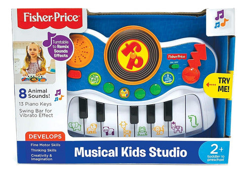 Fisher-Price Piano D Juguete Juego Interactivo Teclado Niños 7