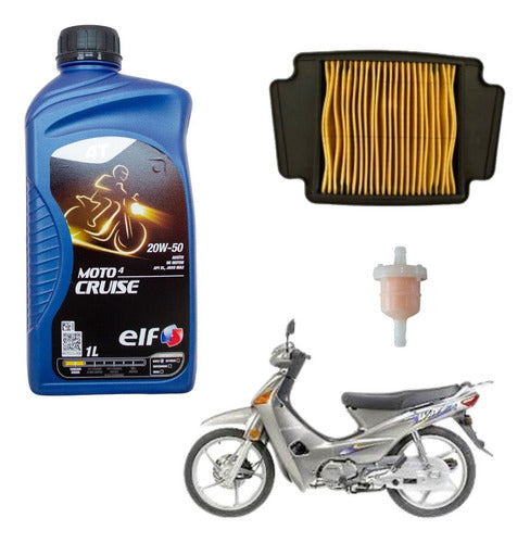 Elf Honda Wave NF 100 Service Kit + Wega 0