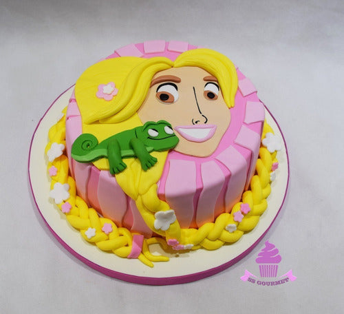 Torta Rapunzel Tematica - Princesas Disney - 20 Personas 0