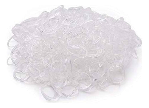 Dalila Online Transparent Silicone Hair Bands - Pack of 6 0