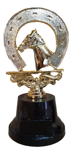 Trofeo Plástico Equitación Caballo 14cm Souvenir 0