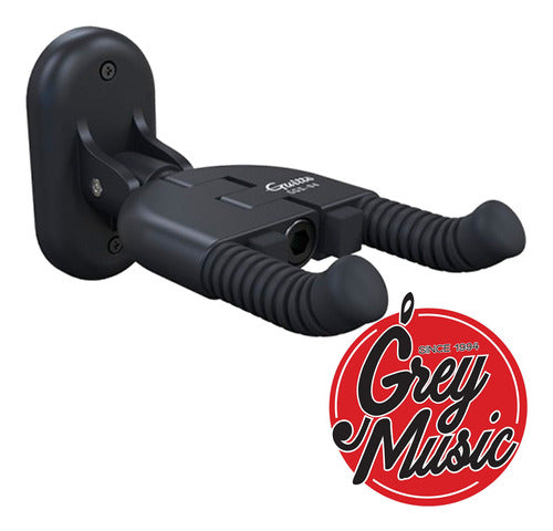 Soporte De Pared Guitto Ggs-04 Para Guitarra Negro 2