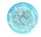 Aqua Blue Bubbles Glass Dresser Drawer Pulls / 12 Units 4