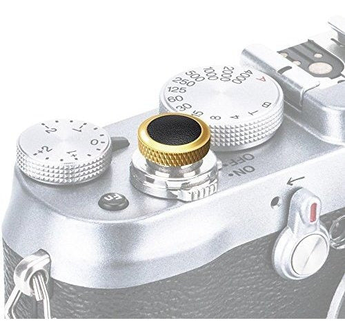 Jjc Deluxe - Boton De Disparador Para Camara Fuji Dorado 5