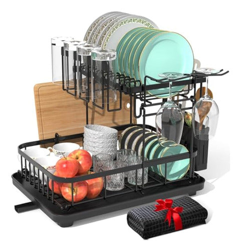 SouAny Dish Drying Rack with Set 0