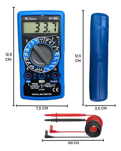 Multimetro Digital - Et-1002 - Minipa 1