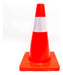 Lj-Accesorios Orange Traffic Cone with Real Memory PVC 45cm Reflective Band 3