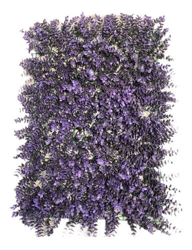 Jardín Vertical Pasto Cerco Artificial Violeta 40x60 0