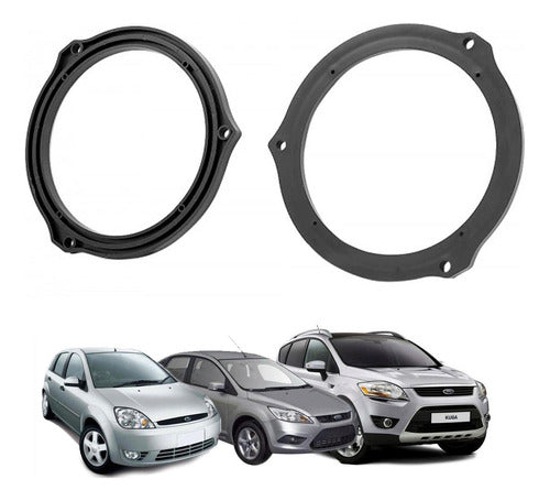 Carav Adaptadores 6.5 Pulgadas Parlante Trasero Focus Fiesta 0