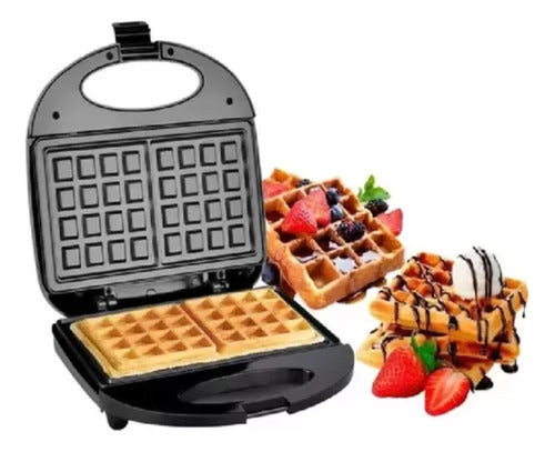 Generic Waffle Maker Non-Stick Teflon 750W Metal 2