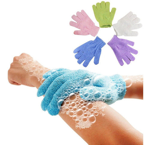 Exfoliating Shower Sponge Glove for Personal Care x1 5