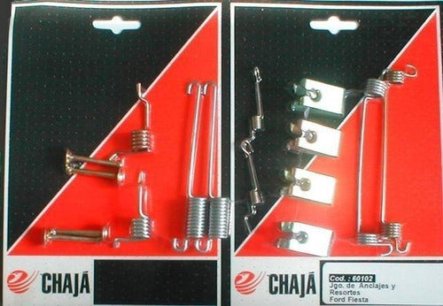 ChaJa Kit Anclajes Y Resortes De Freno Para Mazda 121 - Jj 60102 2