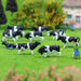 Evemodel An8704cn 36pcs 1:87 Well-Painted Farm Animals Cows and Figures 2