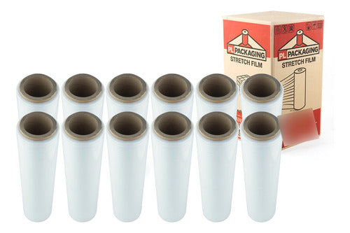 Film Stretch for Packaging Roll 50 cm x 12 Rolls - Packaging 0