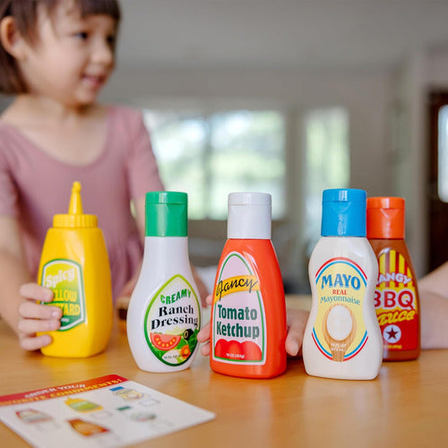 Juego De Comida Para Niños De 3+, Botellas De Ketchup Y Most 1