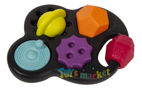 Tablero Sensorial Mordillo Juego De Goma Bebe Tinko 1